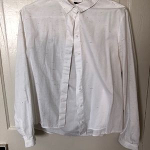 Zara Marbled Button Down